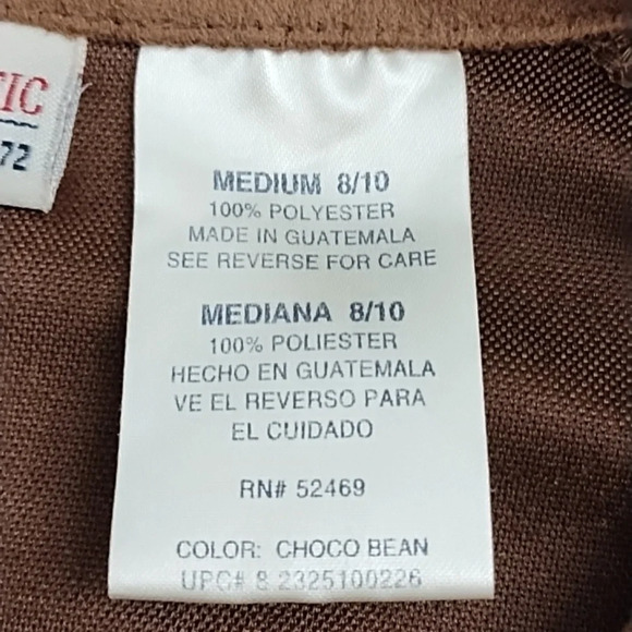 Rusty Brown Soft Comfy Faux Suede Hoodie Zip Front Jacket Med 8/10 - Picture 6 of 11